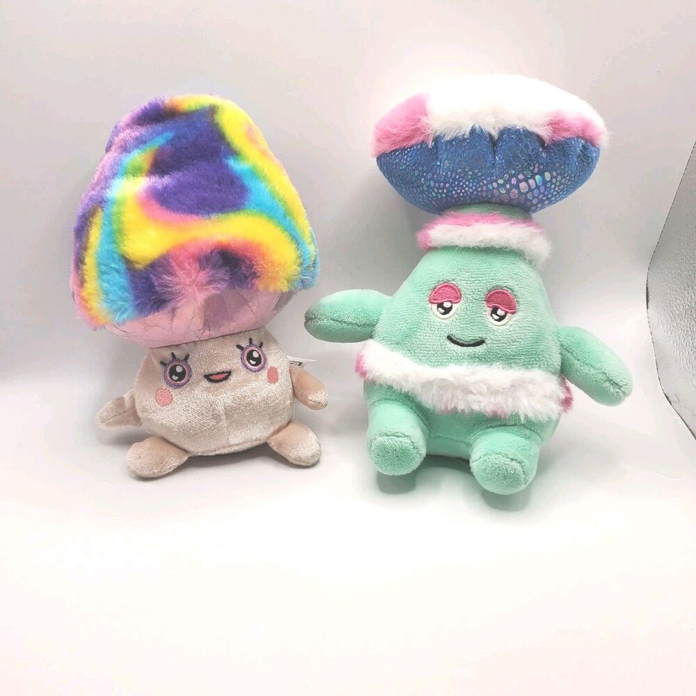 Living On The Veg Mushroom Plush Lot Maisey Obie Series 1 Russ Kellytoy 6"